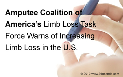 Amputee Coalition of America’s Limb Loss Task Force Warns of Increasing Limb Loss in the U.S.