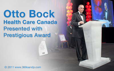 Otto Bock HealthCare Canada Receives Award from The Canadian Foundation for Physically Disabled Pers