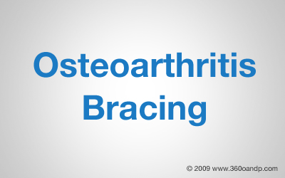 Osteoarthritis Bracing